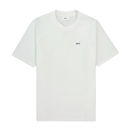 NN07 M Adam EMB T-Shirt 3209 White