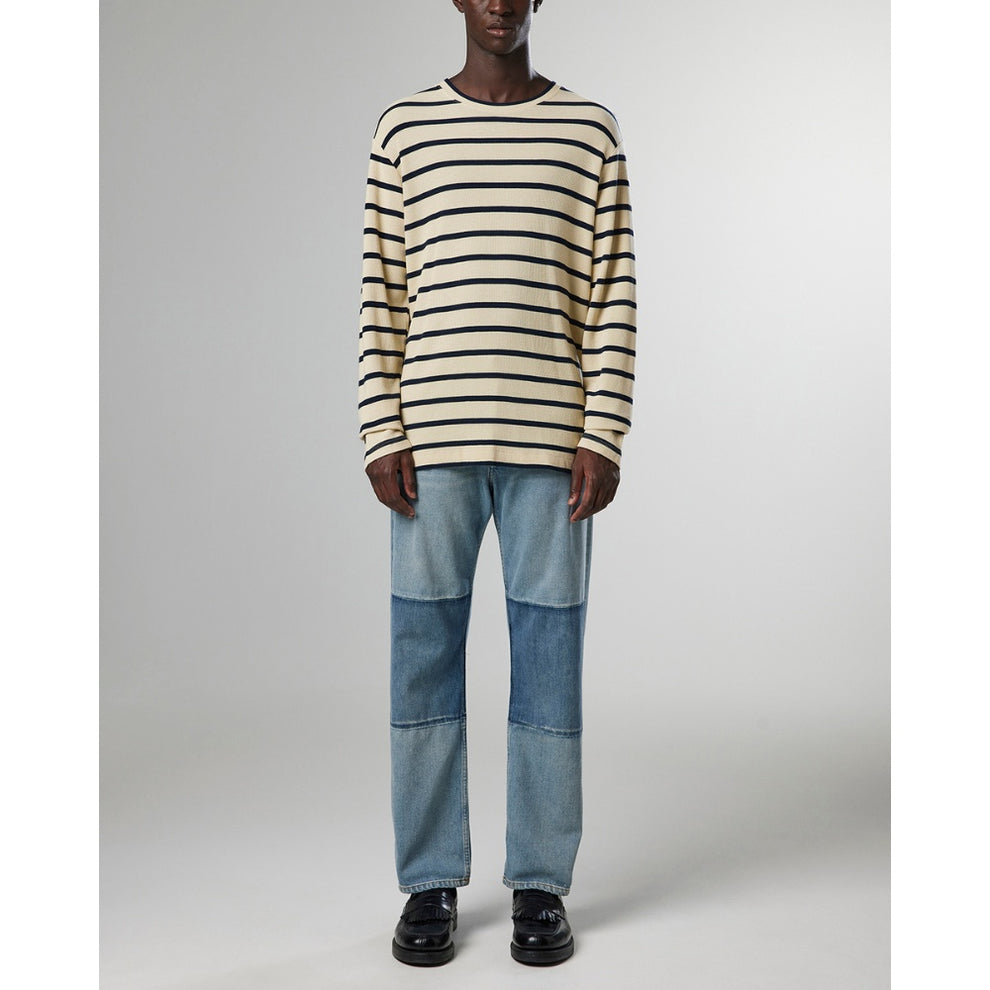 NN07 M Clive 3323 Pullover Blue Stripe