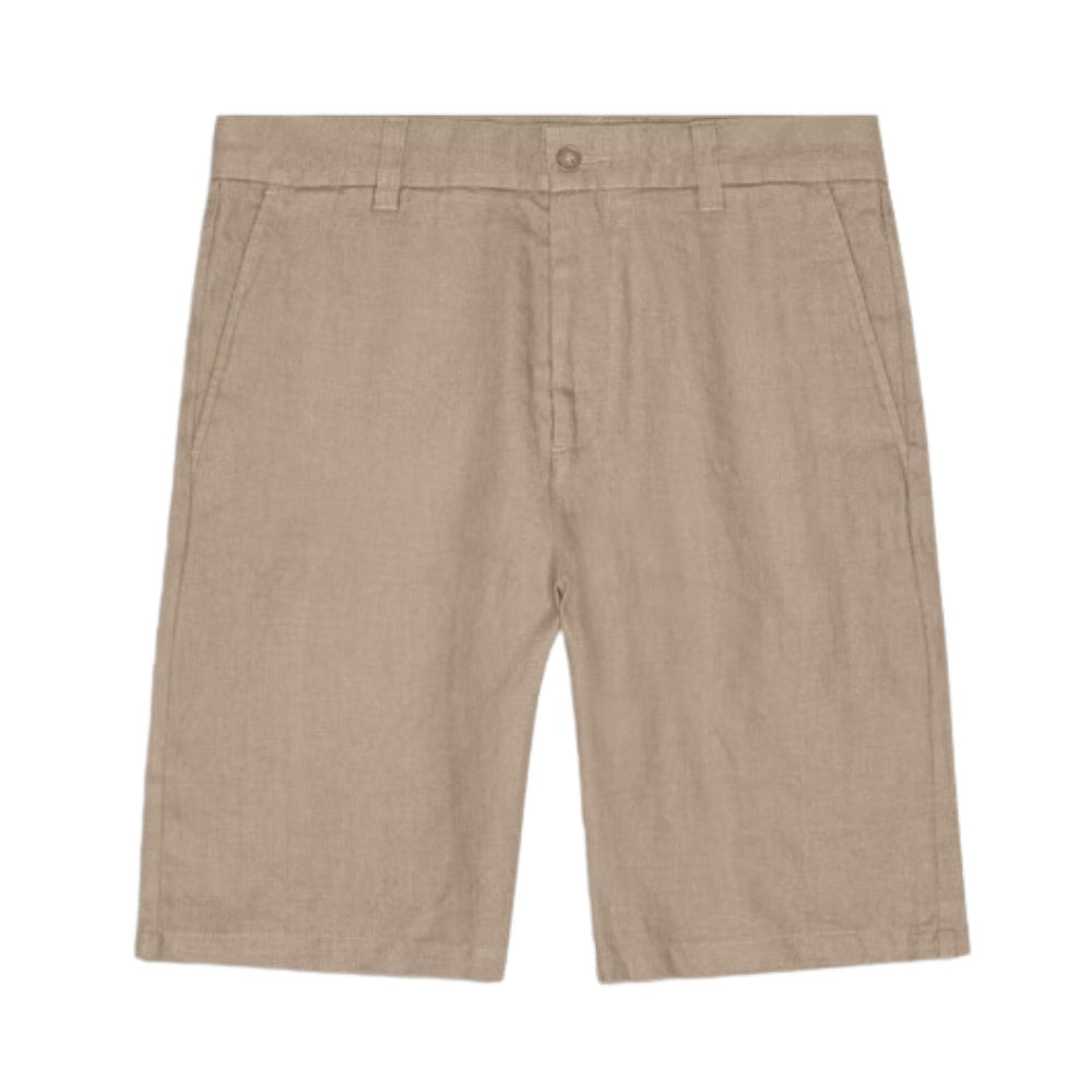 NN07 M Crown Hør Shorts 1454 Greige