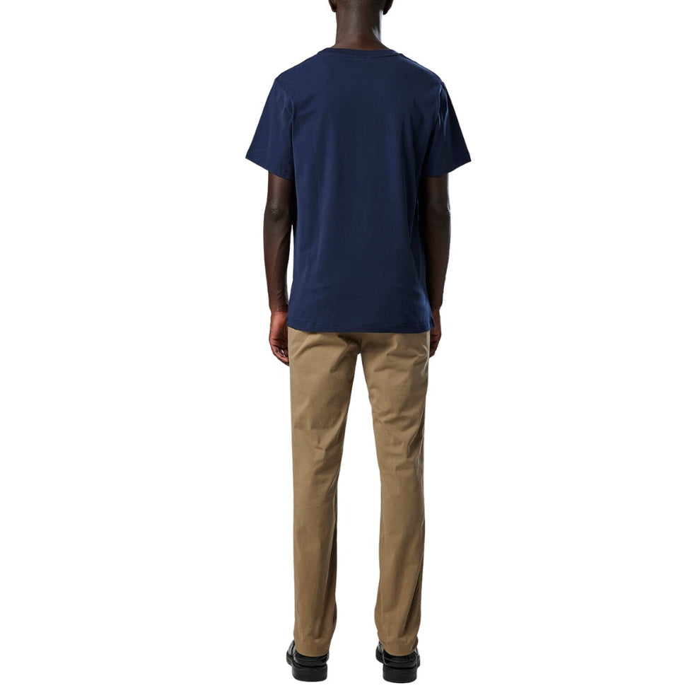 NN07 M Etienne 3471 Print T-Shirt Navy