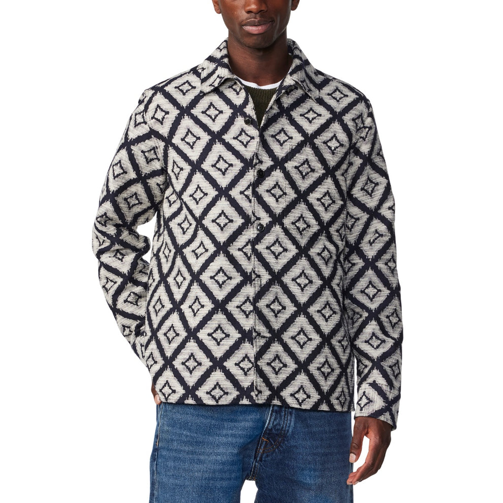 NN07 M Julio LS 5190 Skjorte Blue Multi