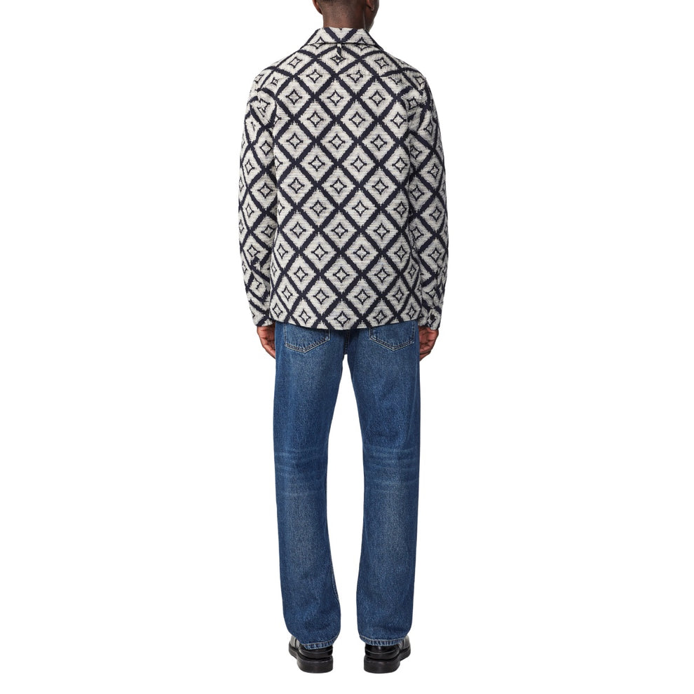 NN07 M Julio LS 5190 Skjorte Blue Multi