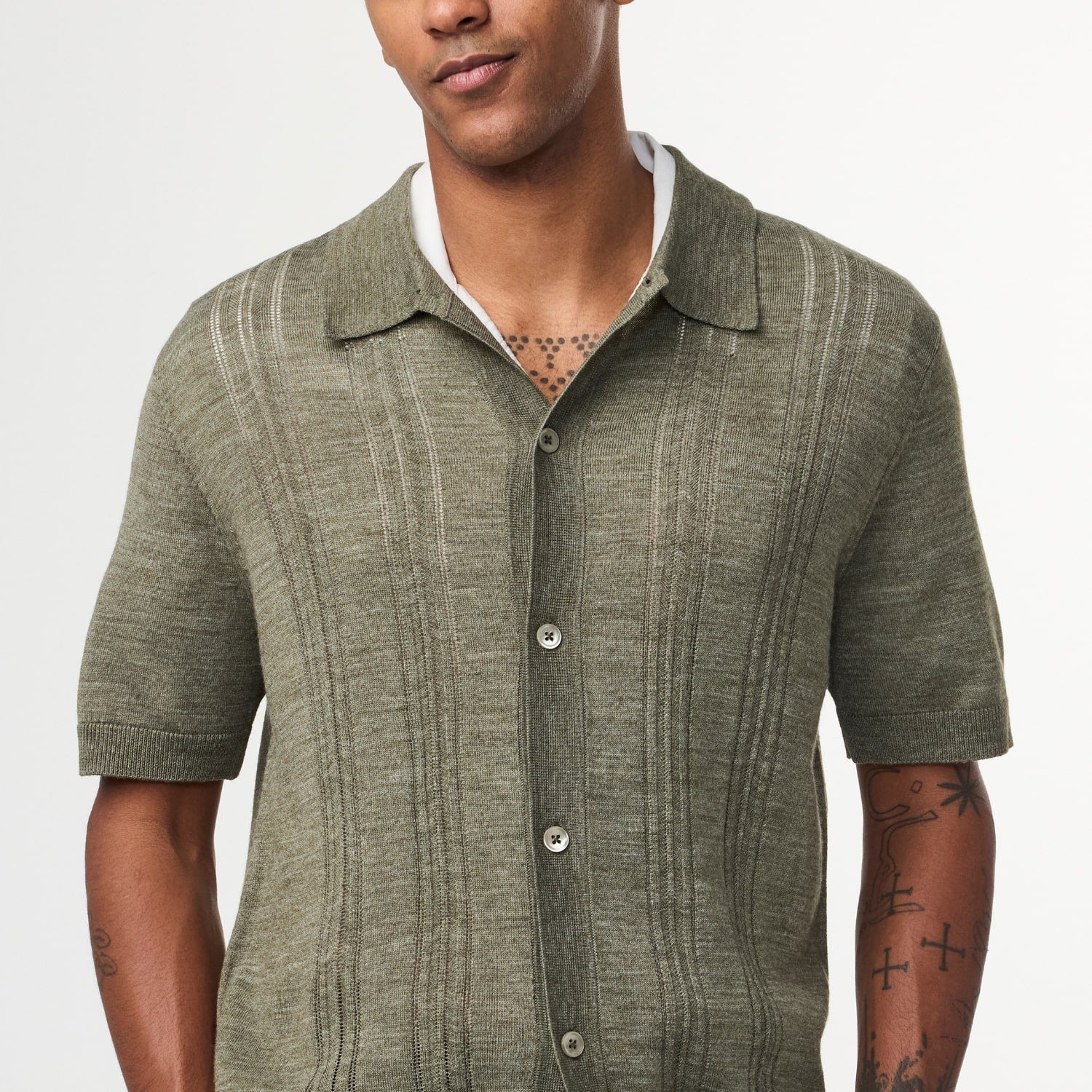 NN07 Thor SS Cardigan 6584 Capers