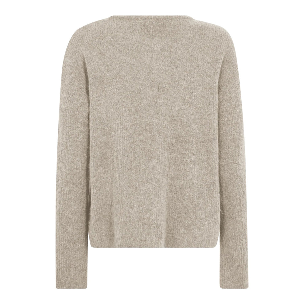 Mos Mosh W Almine Knit Cardigan Feather Gray