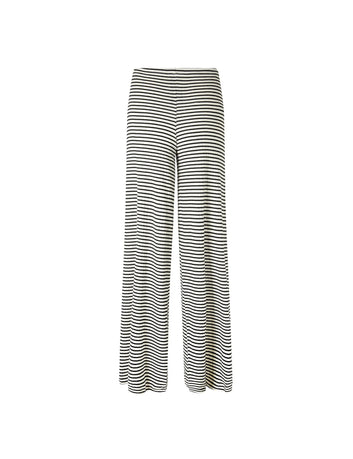 Nørgaard Paa Strøget NPS Nova Pants NPS Stripe Ecru Black