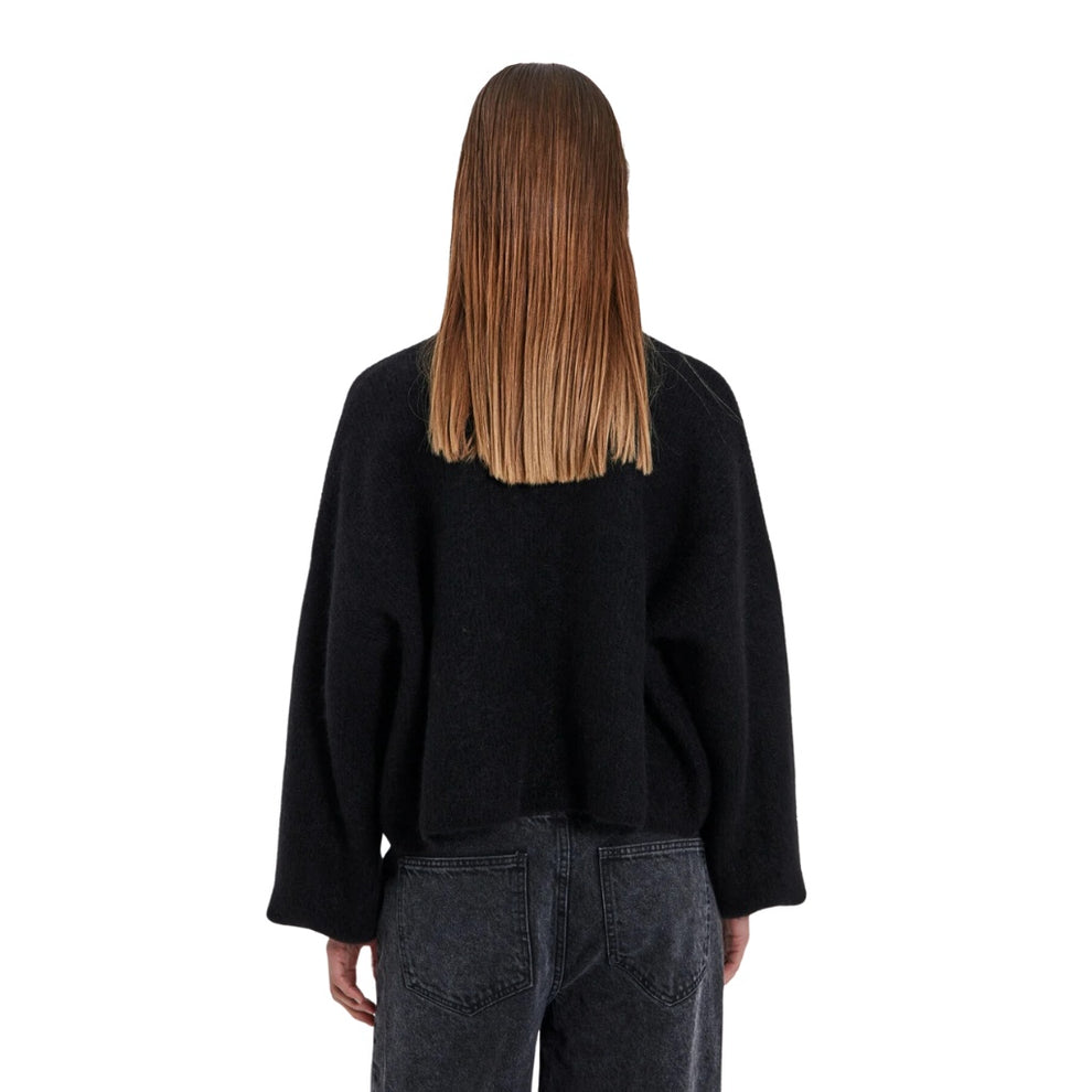 Norr W Hazina Knit Cardigan Black