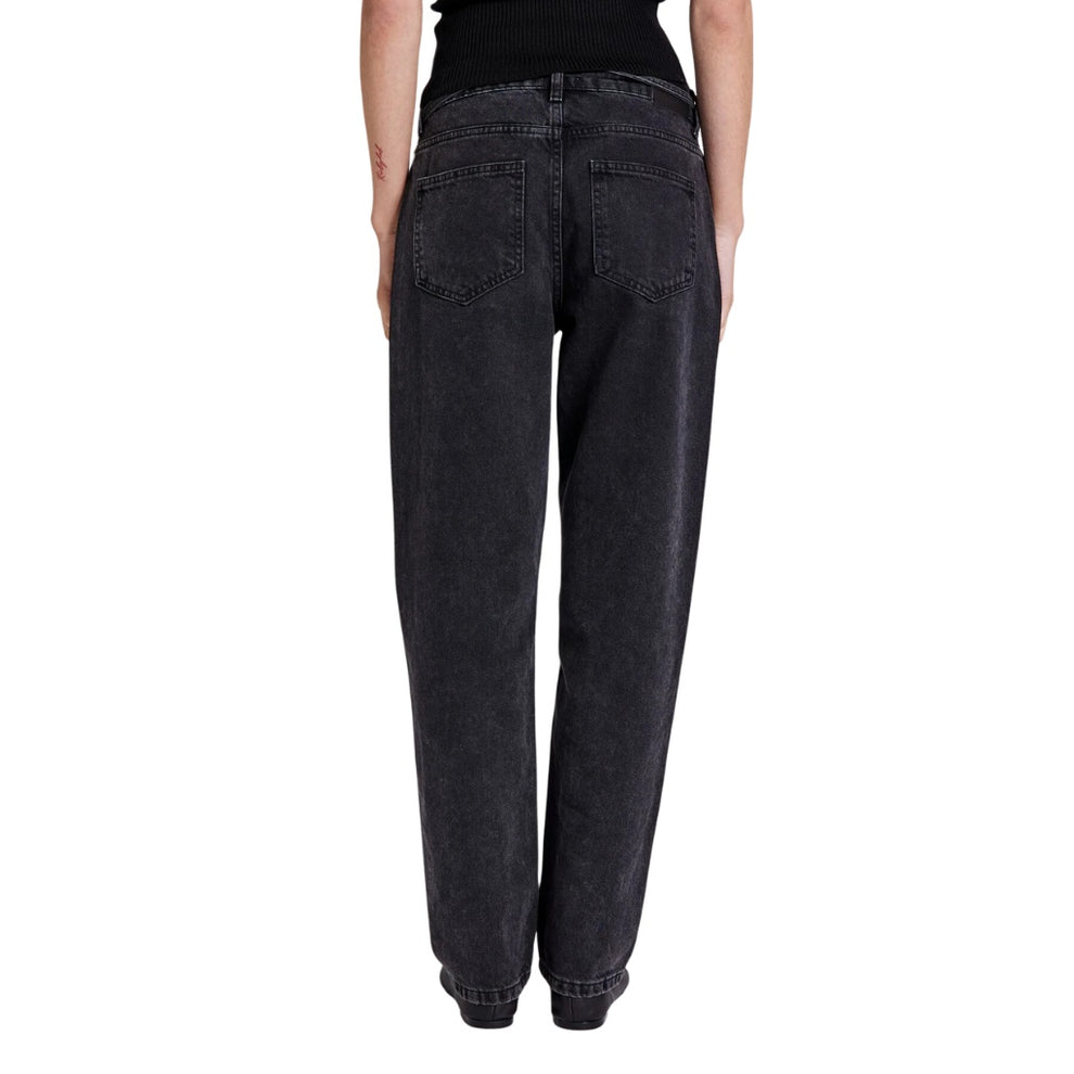 Norr W Kenzie Relaxed Belt Jeans Black Washed