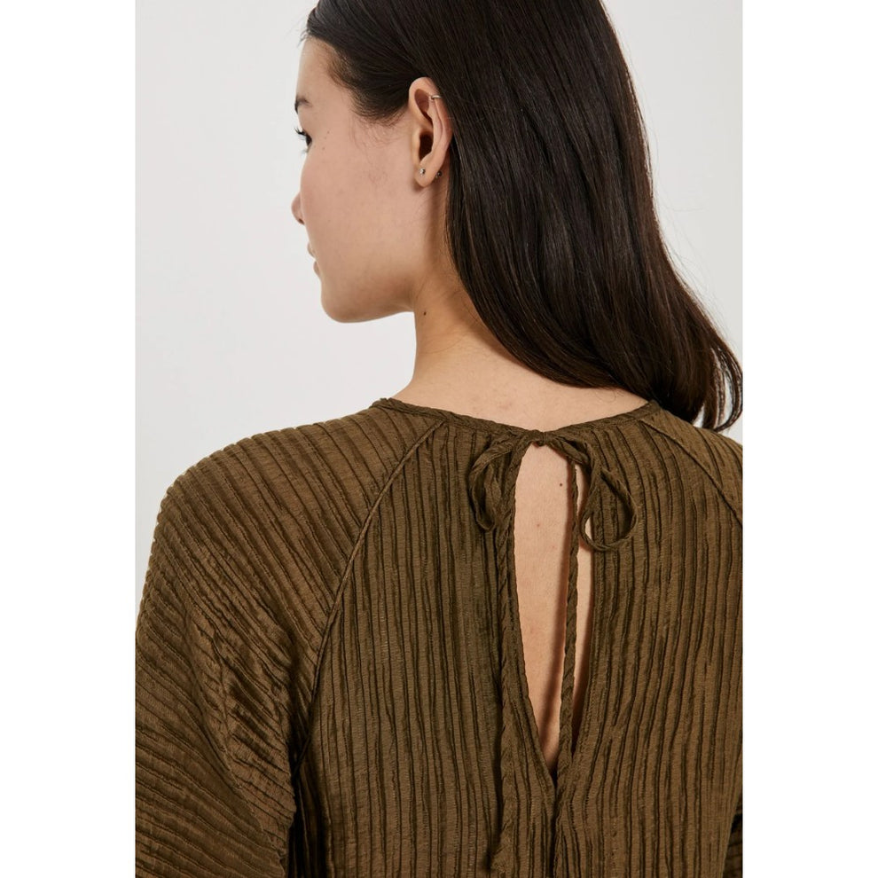 Norr W Room Dress Olive