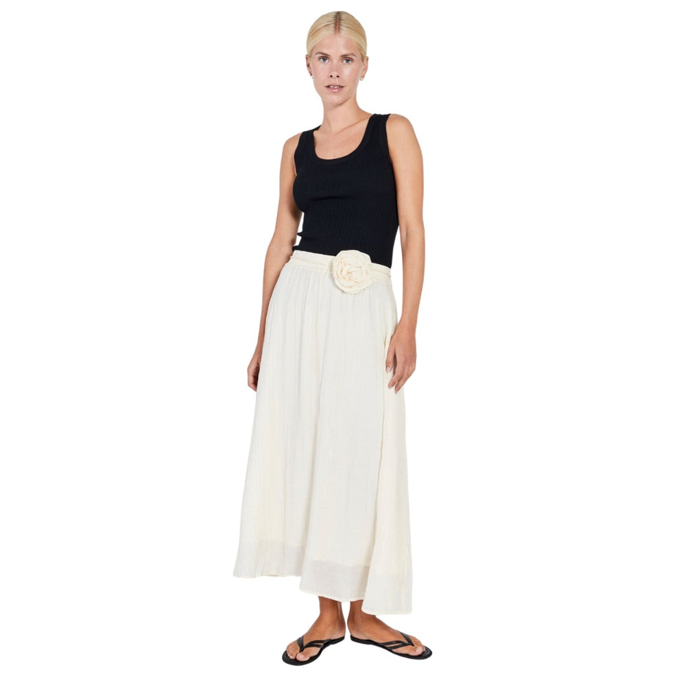 Norr W Tamara Skirt Off White