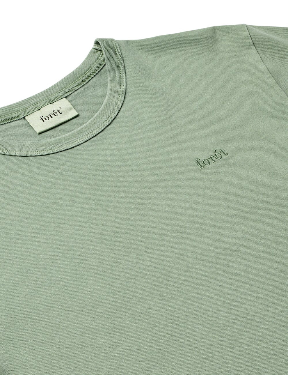 Forét Oak Pigment Dye T-Shirt Green Oxide