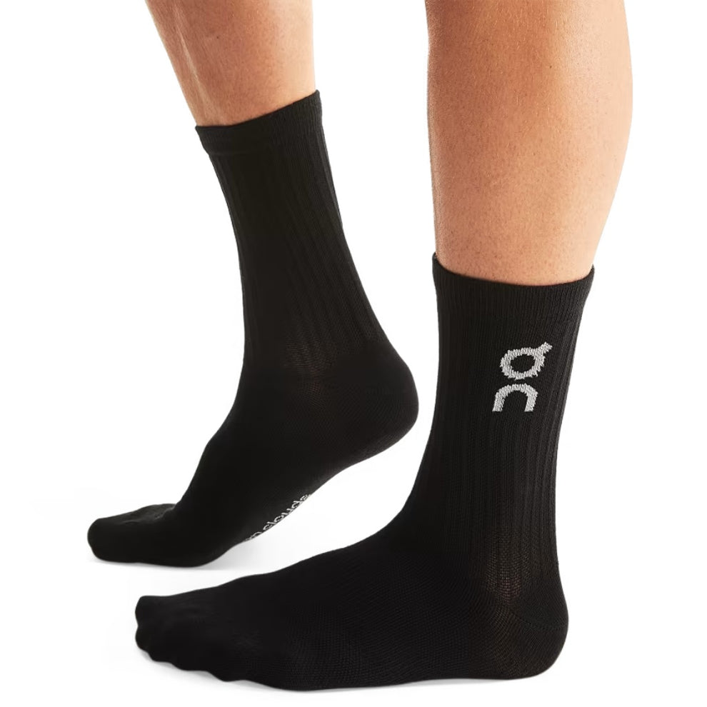 On U Logo Sock 3 Pack Black