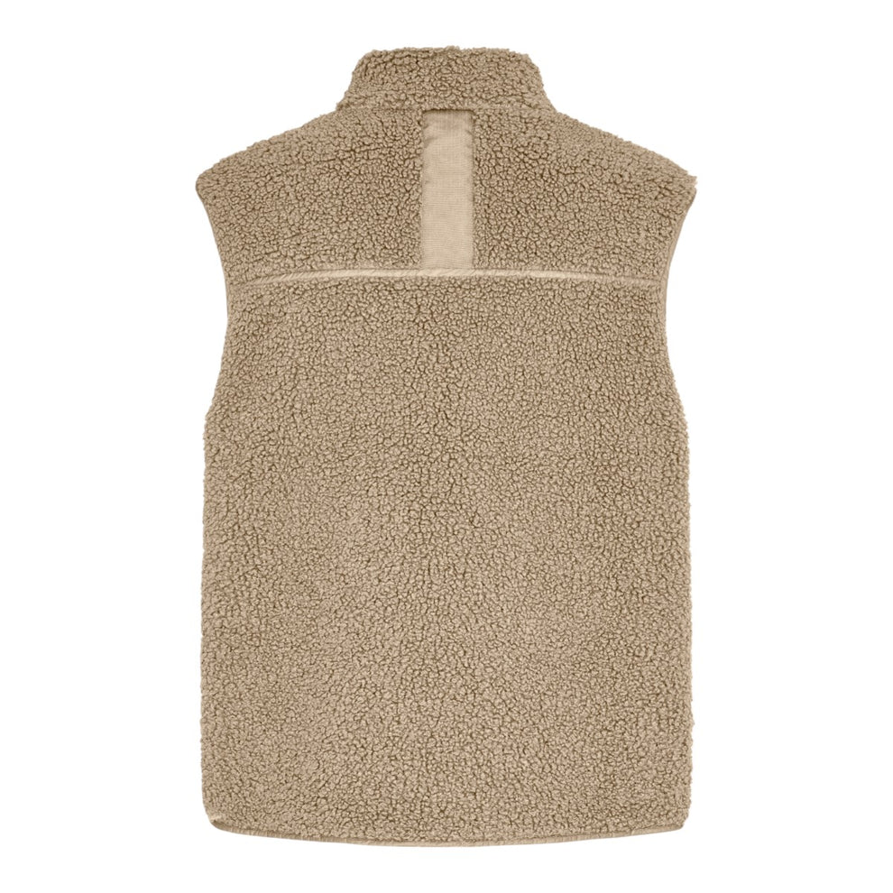 Mos Mosh W MMRowe Teddy Waistcoat Vest Savannah Tan