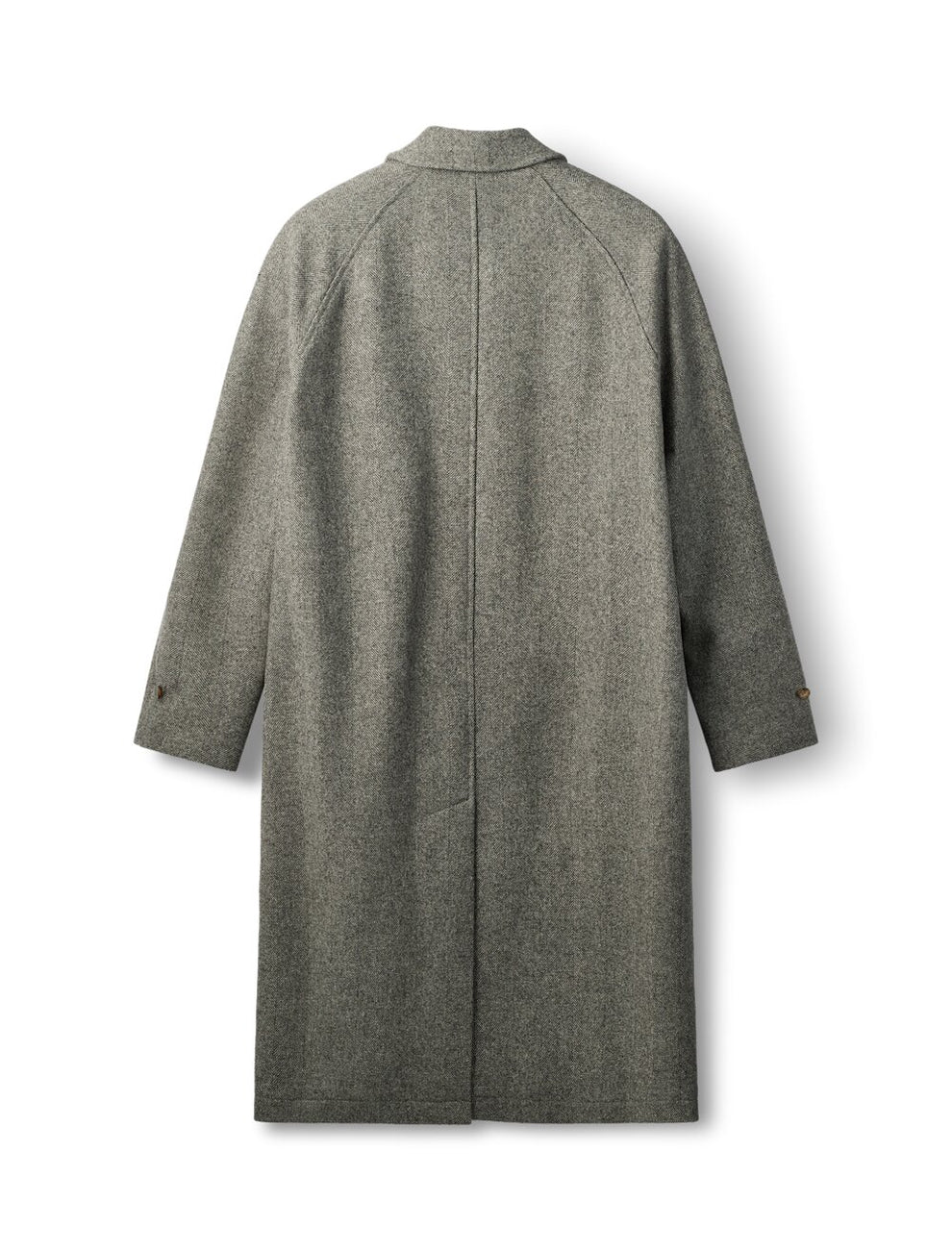Forét Pine Wool Coat Grey Herringbone