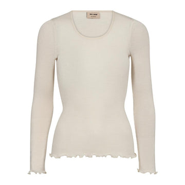Mos Mosh W MMElaine O-LS Seamless Tee Ecru