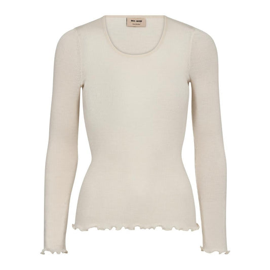 Mos Mosh W MMElaine O-LS Seamless Tee Ecru