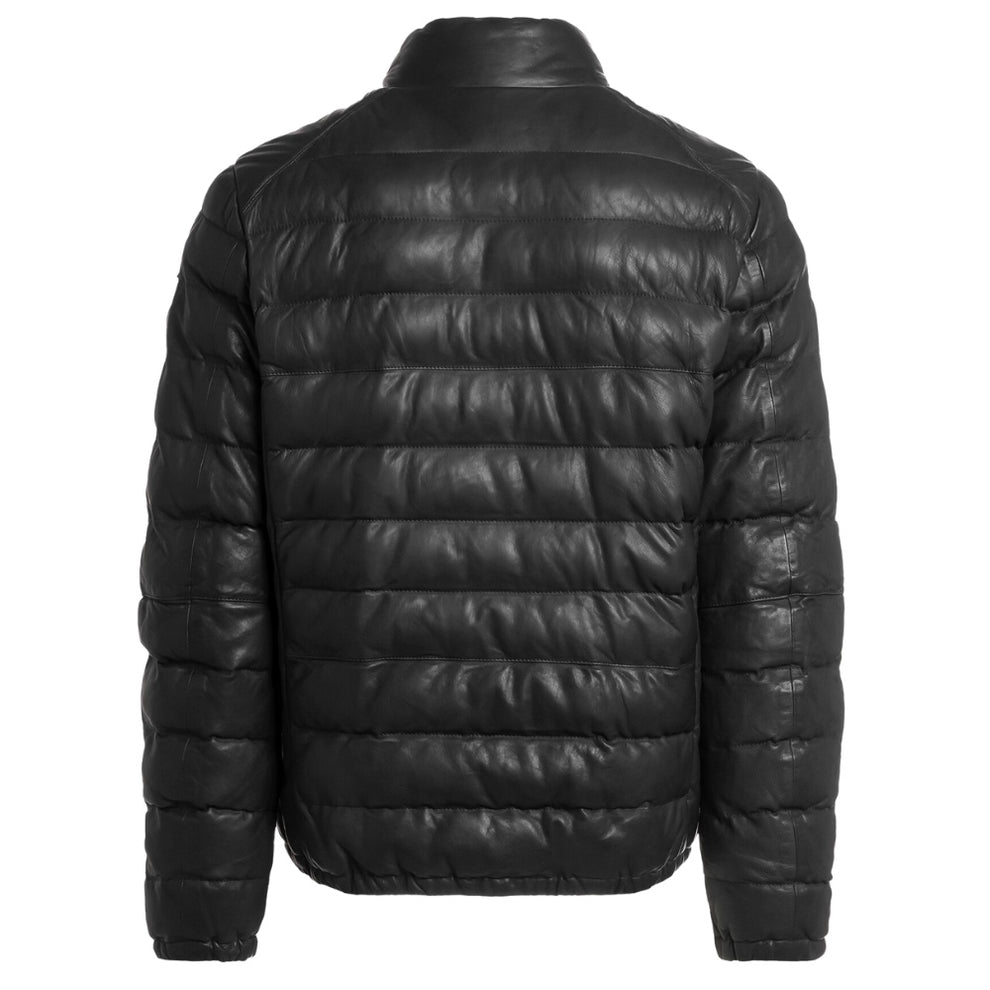 Parajumpers M Ernie Læderjakke Sort