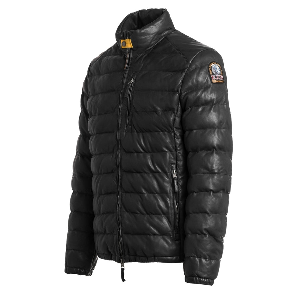 Parajumpers M Ernie Padded Læderjakke Black