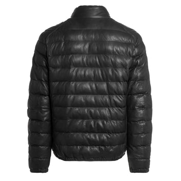 Parajumpers M Ernie Padded Læderjakke Black