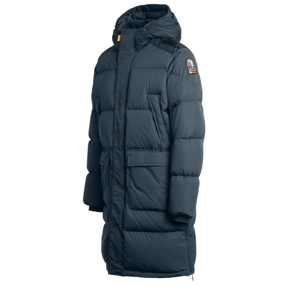 Parajumpers M Long Bear Hooded Dunfrakke Dark Avio