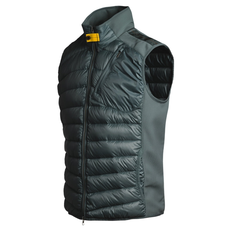 Parajumpers M Zavier Fleece Nylon Vest Green Gables