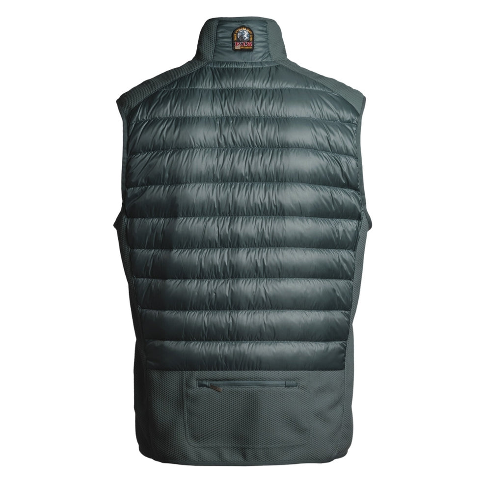 Parajumpers M Zavier Fleece Nylon Vest Green Gables