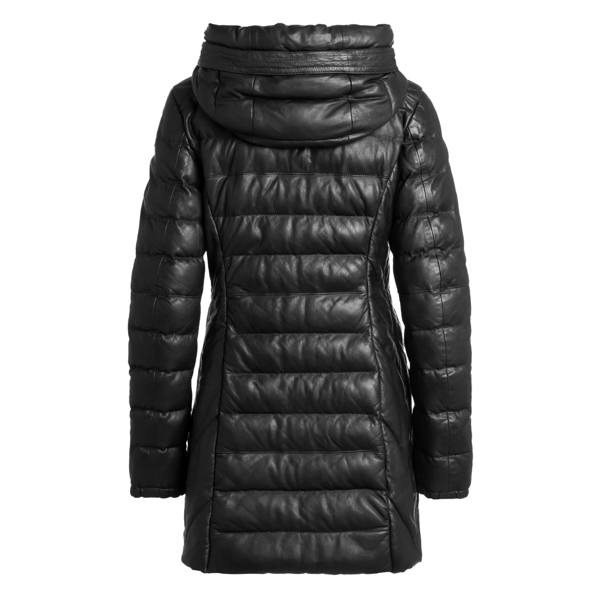 Parajumpers W Demi Læderfrakke Sort