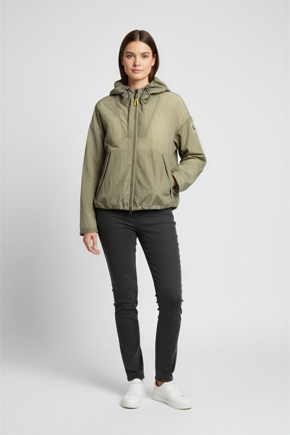 Parajumpers W Eka Hooded Jakke Nile - simple full front