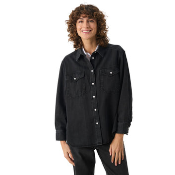 Part Two W Colette Skjorte Washed Black Denim
