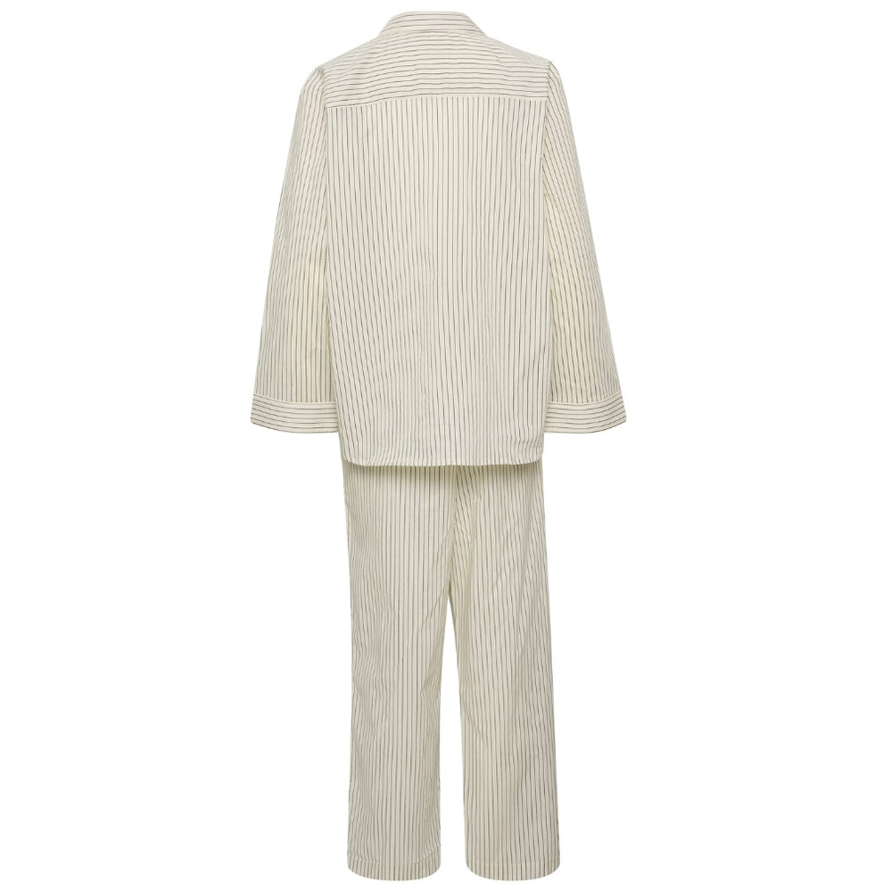 Part Two W Telma Pyjamas Dark Navy Stripe