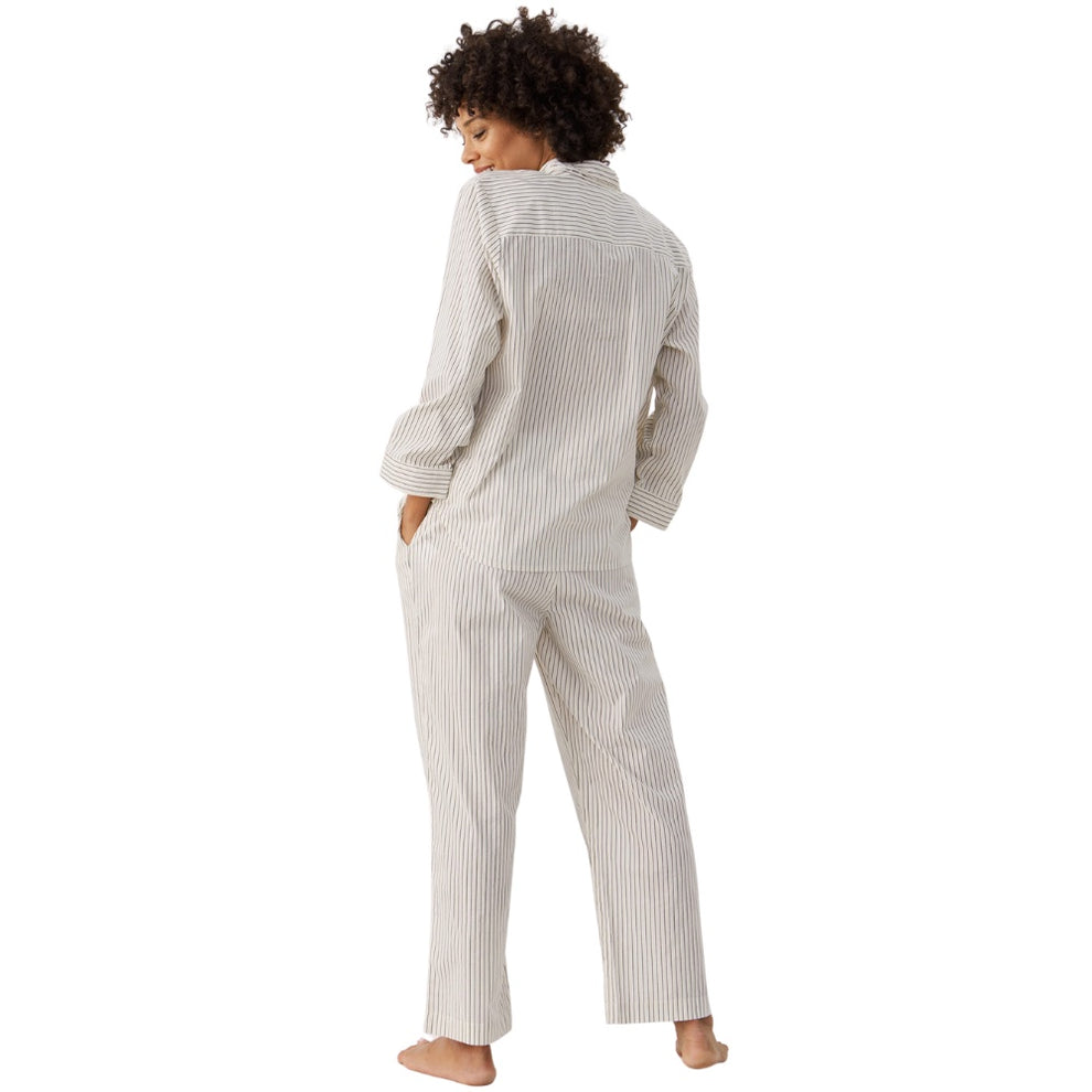 Part Two W Telma Pyjamas Dark Navy Stripe