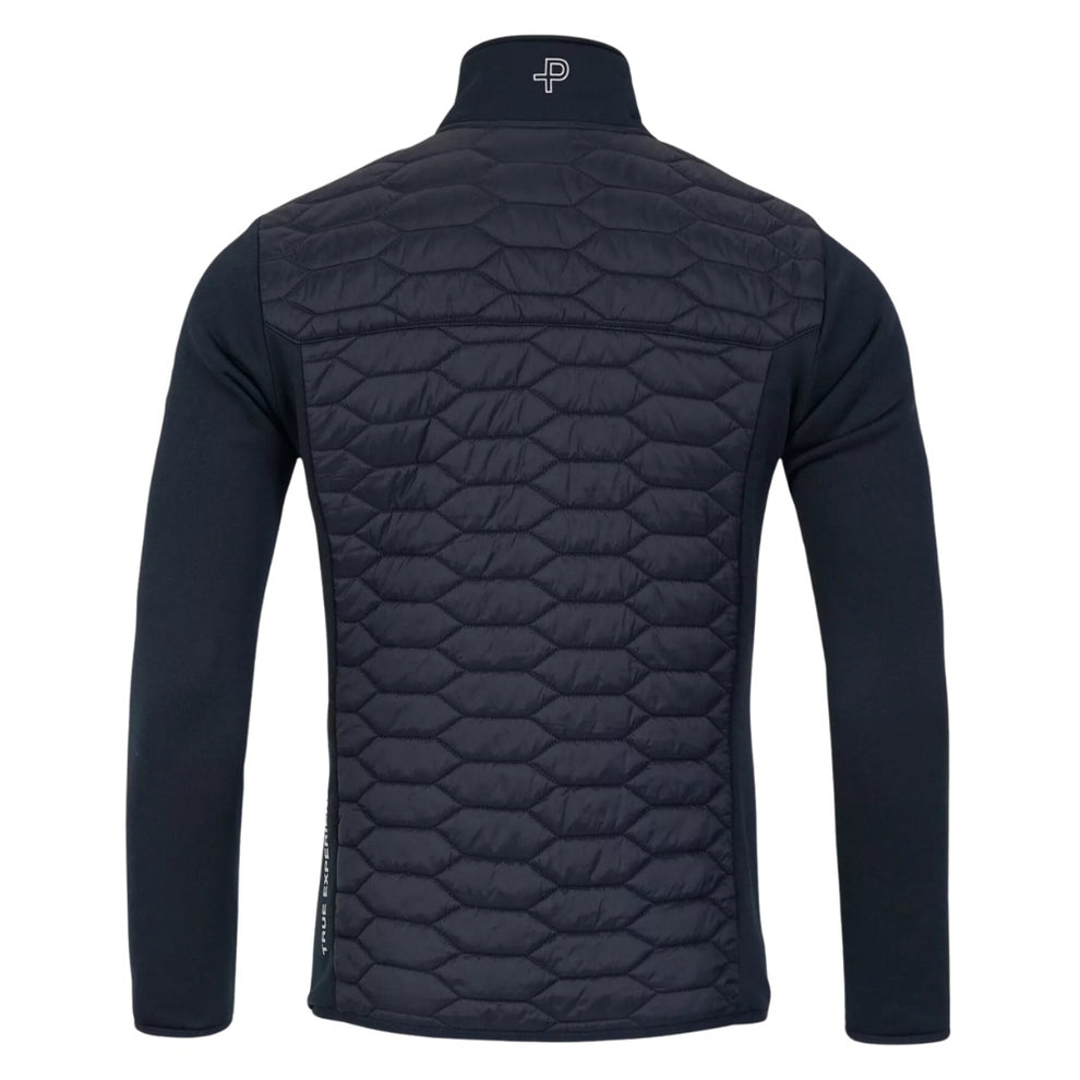 Pelle P M Levo Quilted Zip Dark Navy Zip