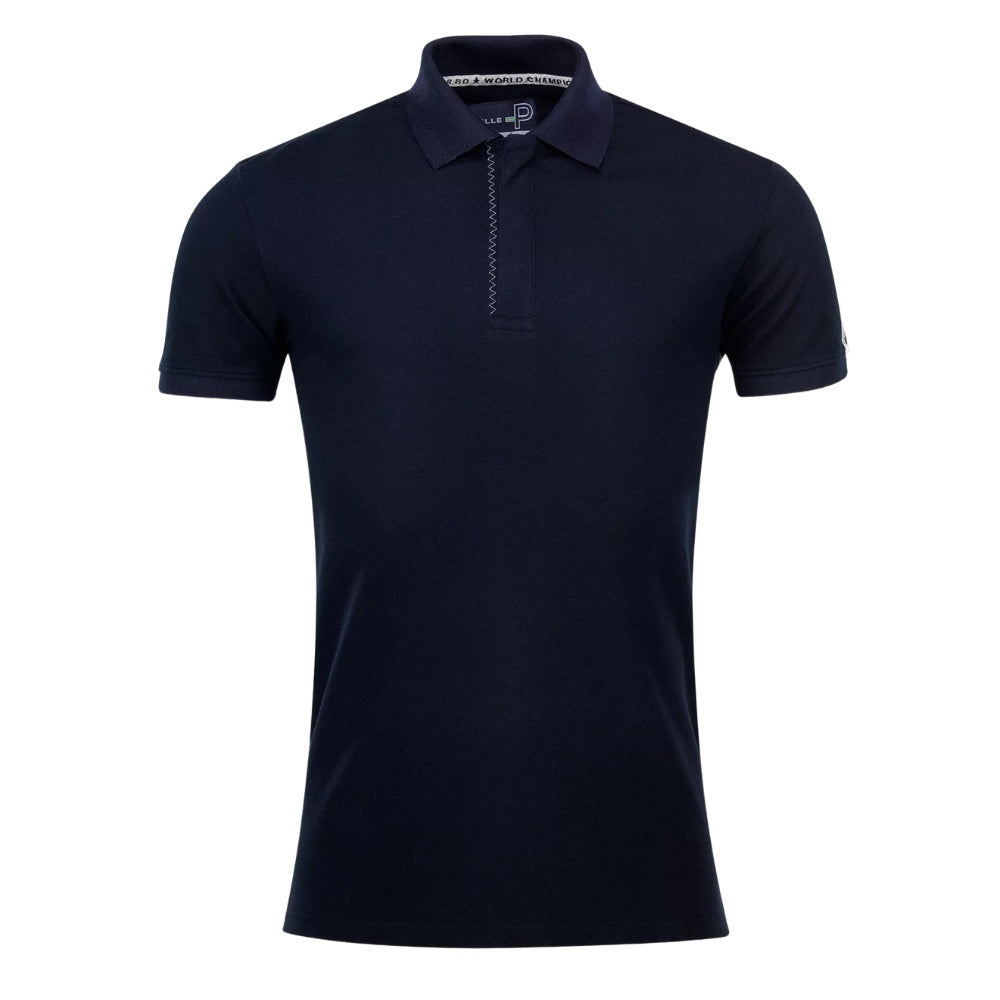 Pelle P M Team Polo Dark Navy Silver