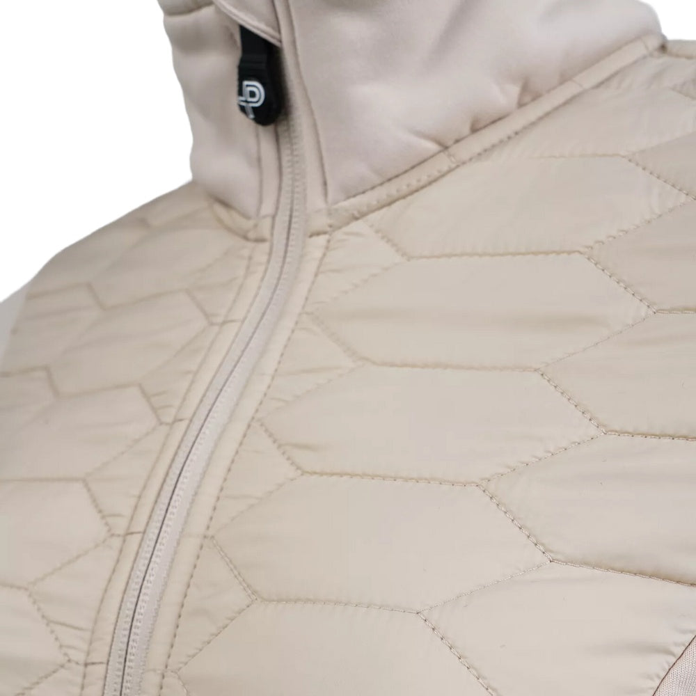 Pelle P W Levo Quilted Zip Lt Beige Oak