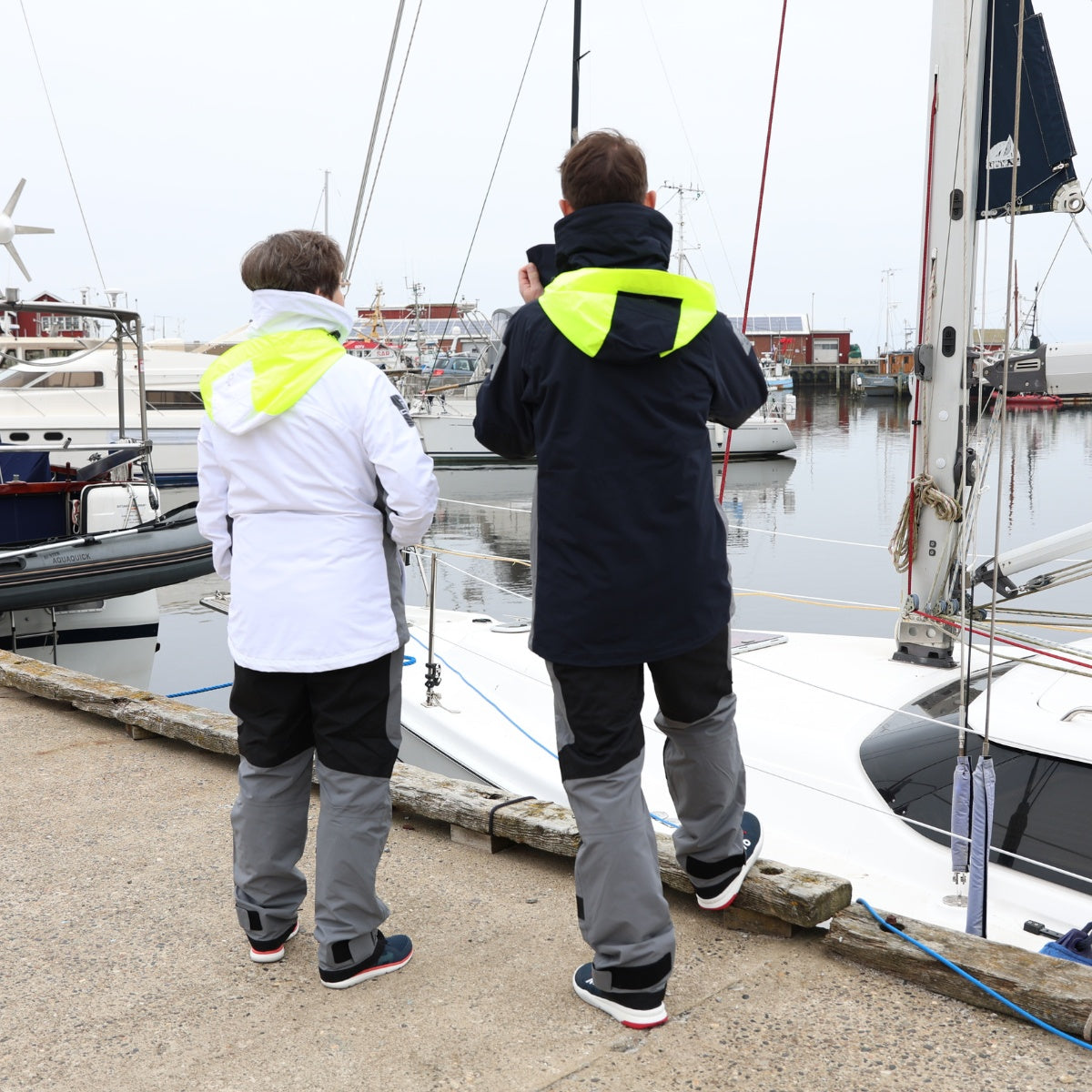 Pelle P W Tactic Race Sejlersæt Granite / Hvid