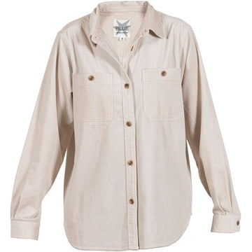 Blue Sportswear W Pelly Courdroy Shirt Jacket Cream