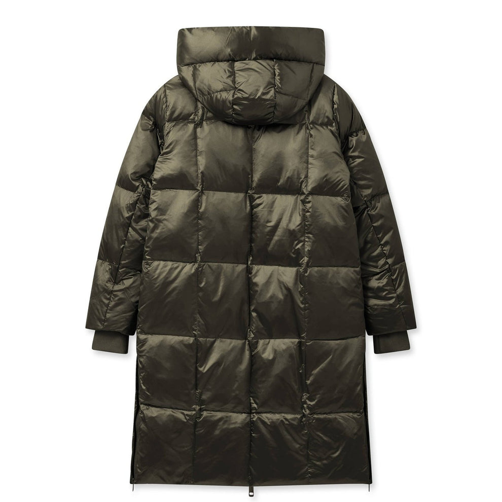 Mos Mosh W Nova Metallic Down Jacket Forest Night