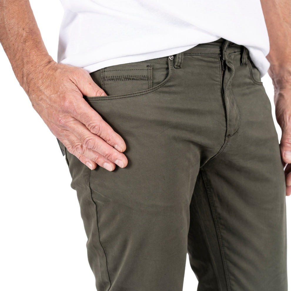 Pre End Becker 5-Pocket Jeans Olive Green