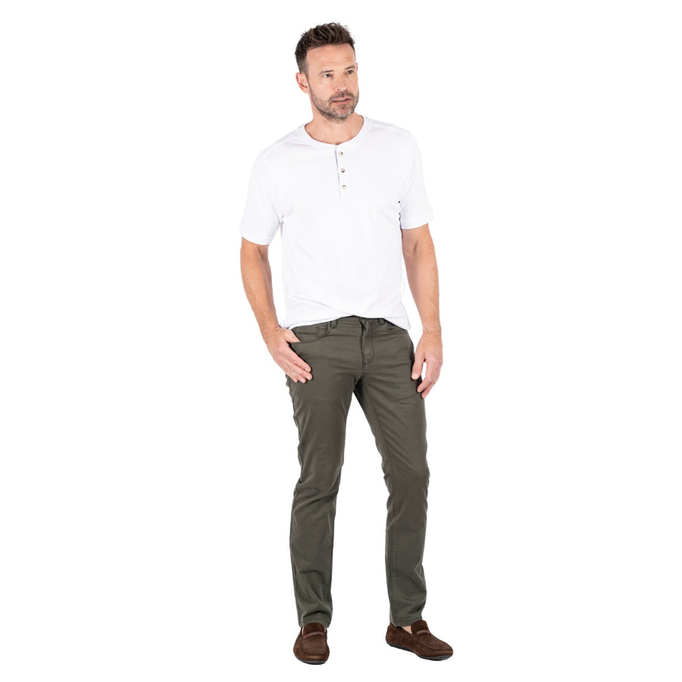 Pre End Becker 5-Pocket Jeans Olive Green