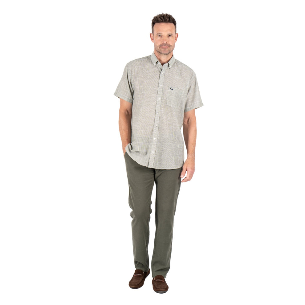 Pre End Edwin Ss Skjorte Light Army