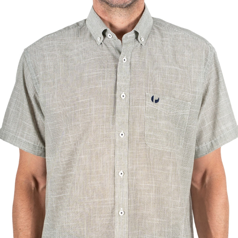 Pre End Edwin Ss Skjorte Light Army