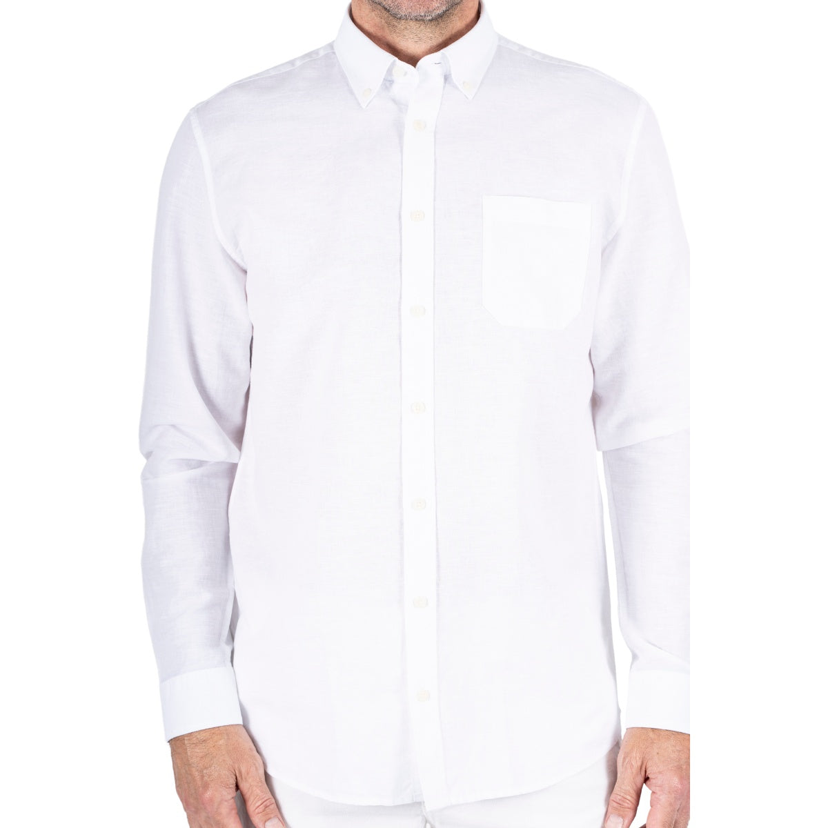 Pre End Frey Ls Skjorte Optical White