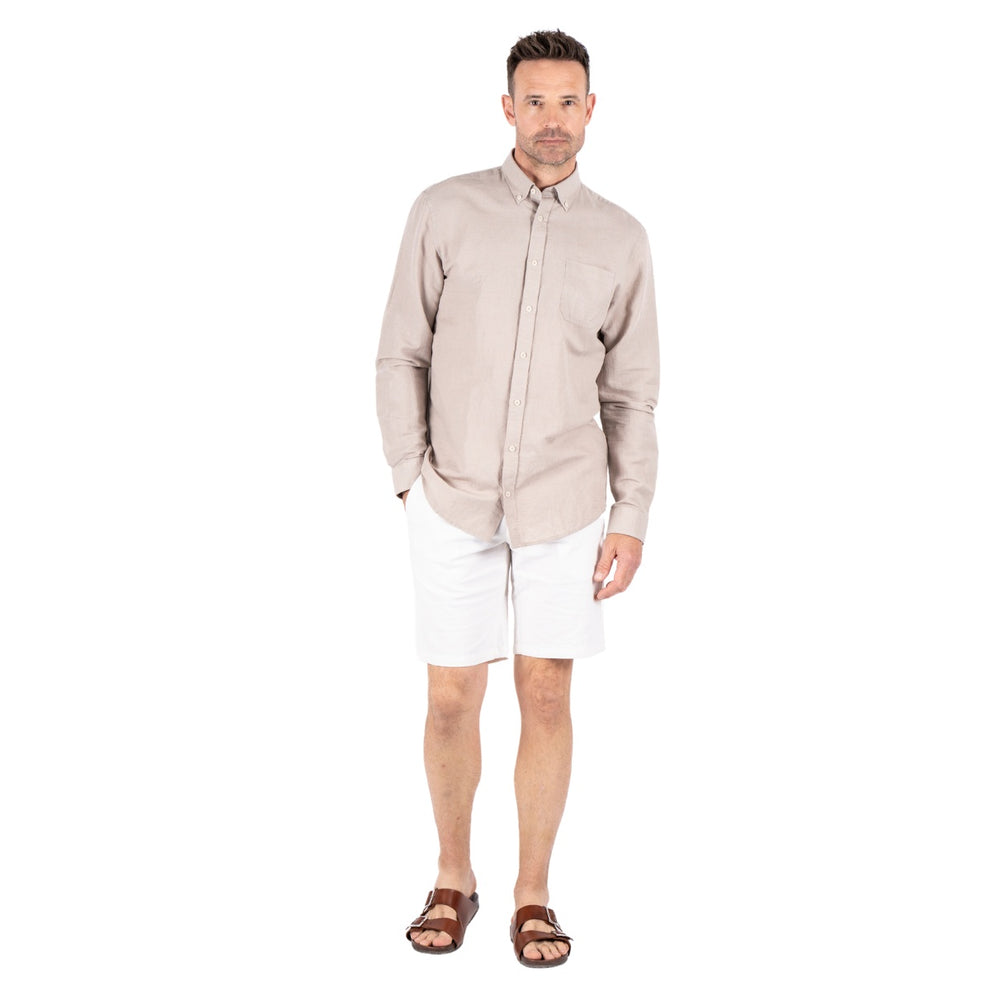 Pre End Frey Ls Skjorte Ultra Light Sand