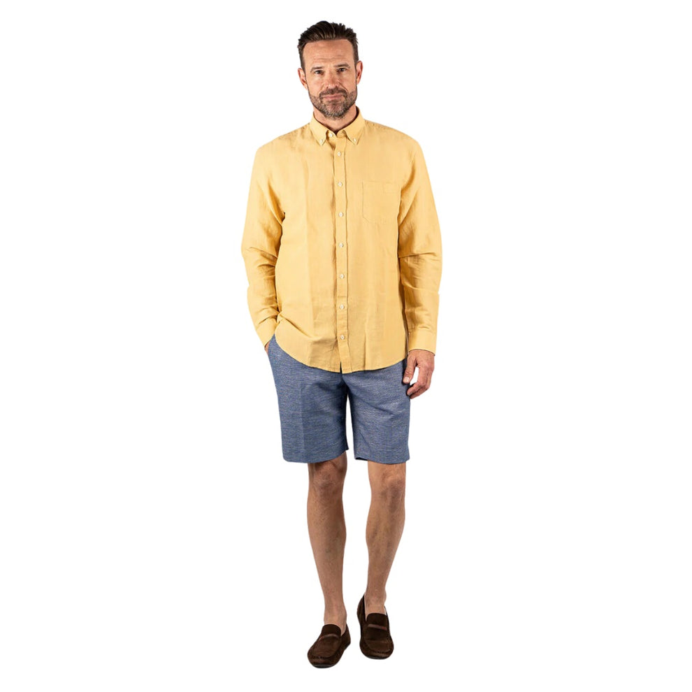 Pre End M Frey LS Skjorte Soft Yellow