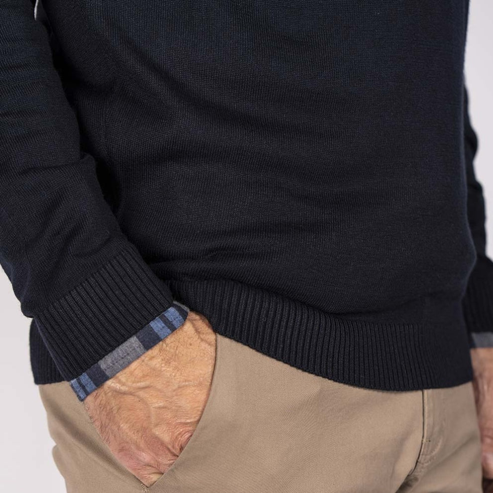 Pre End M Joseph Zip Ultra Dark Navy