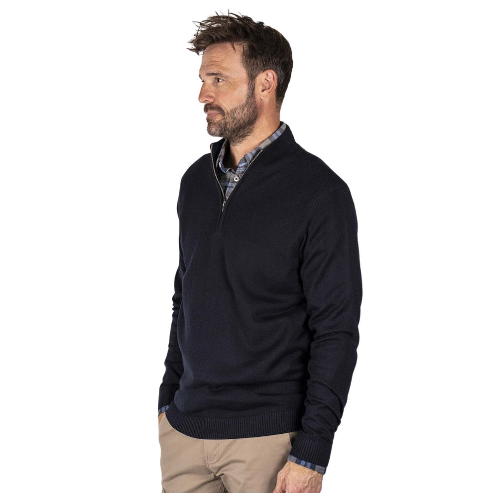Pre End M Joseph Zip Ultra Dark Navy