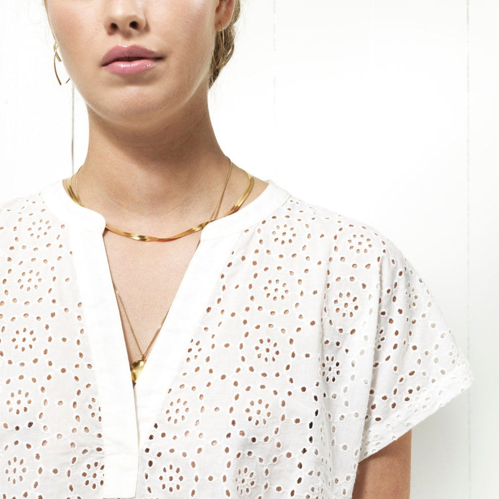 REDGREEN W Daniella Bluse Hvid