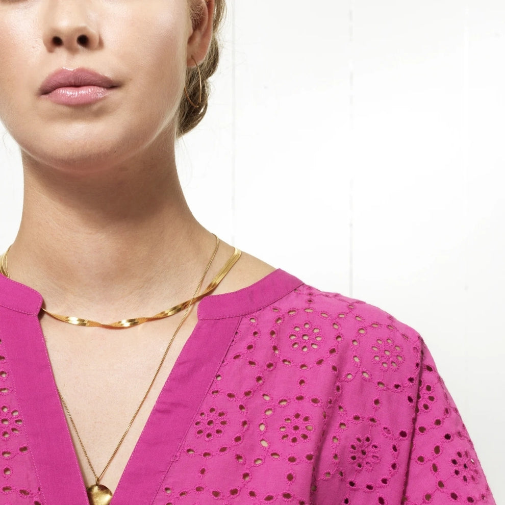 REDGREEN W Daniella Bluse Pink