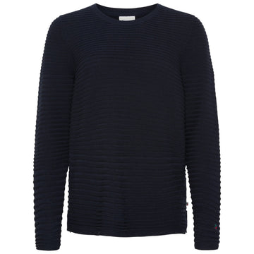 REDGREEN W Jessie Crew Neck Strik Navy