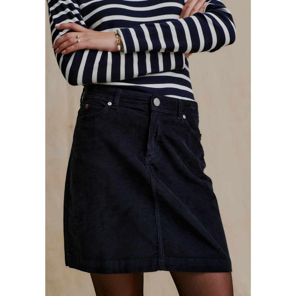 REDGREEN W Nicoline Skirt Dark Navy