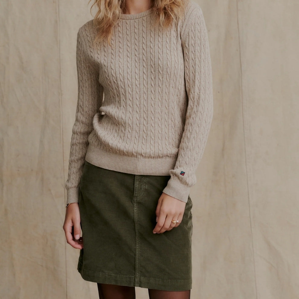 REDGREEN W Nicoline Skirt Olive Green